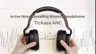 TicKasa ANC Headphones - Active Noise Cancellation