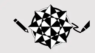 geometry | Simple Geometric Art | Drawing Cool Art Designs Black And White | 3d Drawing