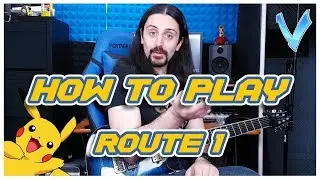 How to Play with V: Route 1 from Pokemon Red and Blue on Guitar