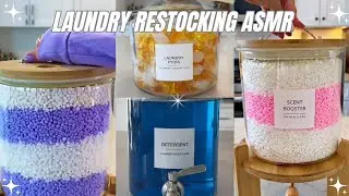Satisfying Laundry Restock & Refill ASMR🫧🧺 | Tiktok Restocking Organizer 
