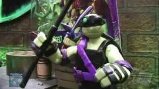 Toy Fair 2013: Playmates Teenage Mutant Ninja Turtles Figure Showroom Footage