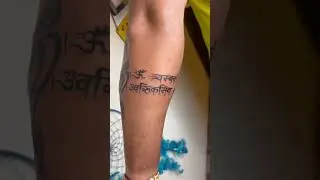 Mantra arm band tattoo&hellip;Think of ink Tattoo #trending #explore #tattoo #ink #youtubeshorts #mahadev