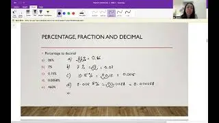 Percentage: Percentage to Decimal and vice versa