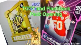 Madden 19-TOTY and FlashBack Pack opening