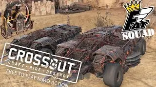 Crossout: [Turrets x4 & Apollo] Fat squad #1