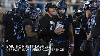 Rhett Lashlee talks SMU Football win over USF, Camar Wheaton emerging and Mustangs win streak