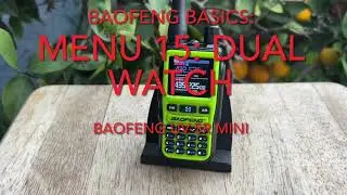 Меню 15: Двойной просмотр на #Baofeng #UV5R Mini