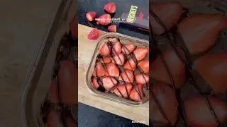 best dessert ever ✨🍓 #shorts #aesthetic #dessert #snack #chocolate #fyp