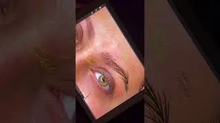 How to create eyebrows for your client before doing actual Microblading
