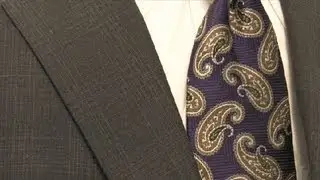 How to Match a Tie to a Suit Lapel : Neckties