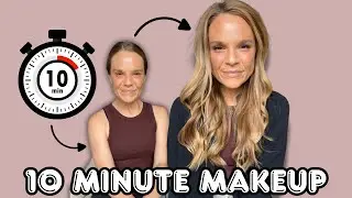 My 10 Minute Makeup Routine | Fast. One-Compact. Monochromatic Look