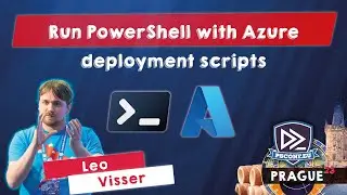 Run PowerShell with Azure deployment scripts - Leo Visser - PSConfEU 2023