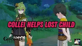 GENSHIN IMPACT: Collei Helps Lost Child (Game Movie)
