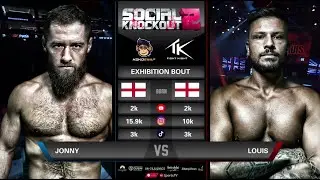 JONNY YOUNG VS LOUIS JAMES, SOCIAL KNOCKOUT 2, October 15th 2021, Cocacola Arena, Dubai.
