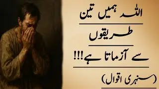 &ldquo;Allah Tests Us in 3 Ways | Signs You Should Not Ignore&rdquo;|Islamic Quotes