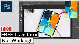 FIX Photoshop Free Transform Not Working - Quick & Easy Fix!