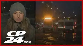 Water main break in Brampton leads to road closure and icy conditions