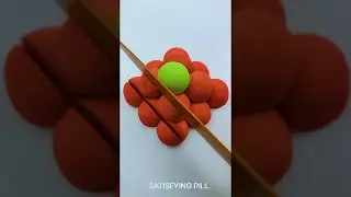 Satisfying & Relaxing Slicing Kinetic Sand | Satisfying Pill 32 #Shorts