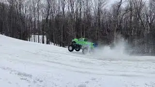 2022 Schuss Mountain Snow Challenge SMSC Jason Fitzgibbons in Mega Truck Class IMG 6793