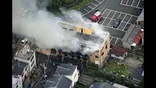 At least 33 feared dead after suspected arson attack on Japanese animation studio