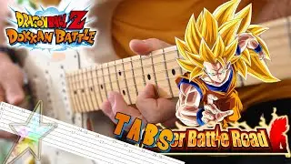 Super Battle Road Theme Dokkan OST Guitar Lesson with TABS - ドラゴンボールZ【ドッカンバトル】