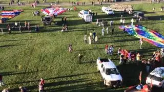 AIBF 2013: Takeoff in a hot-air balloon