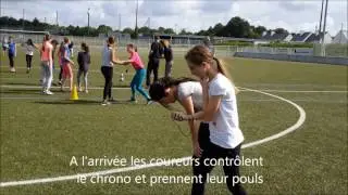 Echauffement demi fond collège