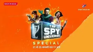 YRF Spy Universe Special 21 To 25 January At 11PM On Star Gold
