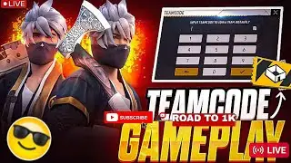 🔴FREE FIRE LIVE TEAMCODE CUSTOM WITH MY SUBSCRIBERS ❇️#viral#fflive#ffliveguildteet