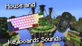 (20 minutes) Keyboard & Mouse Sounds V2 | SkyWars UniversoCraft