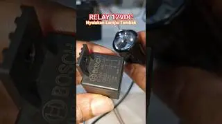 LAMPU TEMBAK PAKAI RELAY 12VDC ON-OFF