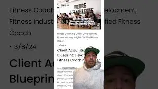 Client Acquisition Blueprint for Fitness Coaches #fitness #fitnesscoach #fitnessbusiness #gym #blog