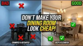 The Most RIDICULOUS Dining Room Mistakes That Make Your Home Look Cheap &mdash; Nobody Tells You