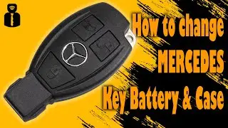 Mercedes Vito Viano V Class Case Replacement: How to Change Key Fob Shell & Battery (2006-2015)