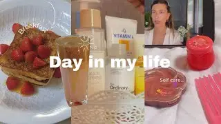 Vlog | Day In My Life | 🎀 morning routine, night, scrub,cooking and more #vlog 