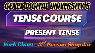 Present Tense | 3rd Person Singular | Affirmative/Negative/Interrogative | GeNex Digital University