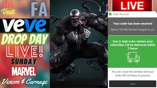 VeVe Drop Day LIVE - MARVEL Venom & Carnage Crafting Digital Collectibles NFT Drop! Good Luck!!