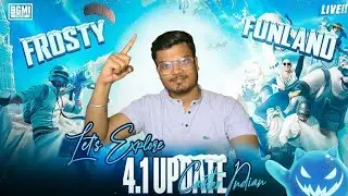 ❄️ FROSTY FUNLAND BGMI Live! Caster Indian's 4.1 UPDATE EPIC Gameplay & Loot!
