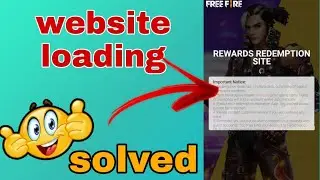 FreeFire Rewards Website Loading Problem || FF Rewards Website Loading Problem