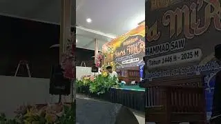 Qori Nasional Ari Sigit Isro mi'raj nabi Muhammad Saw di cinagreg indah