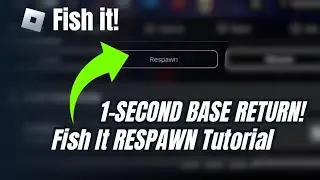 Instant Island Return Hack - Get Back Fast! How to Use Respawn in Fish It Tutorial