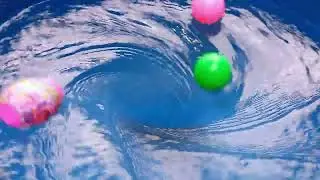 🌊 Whirlpool Relaxing in the Marble🔴⚪🟠🟤🟡, Rainbow, Toys #toys  #car #whirlpool #water