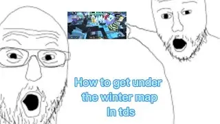 How to get under the winter map in tds | tower defense simulator, tds  #rob lox
