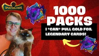 It's Raining Gold Foil Legendary Cards! 1000 Chaos Legion Pack Opening