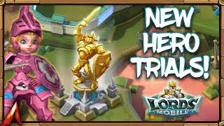Lords Mobile New Hero Trials! Challenge Chapter 1! 1-3 and 1-6!