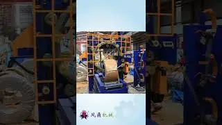 Steel Coil Wrapping Machine       #coilpacking,#coilwrapping