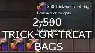 Opening 2,500 Trick-or-Treat Bags  |  Guild Wars 2
