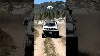 V8 SWAP NISSAN FRONTIER. DUST DREAMS😶&zwj;🌫️ #OverlandBrigade #shorts #v8swap #v8swappedFrontier.