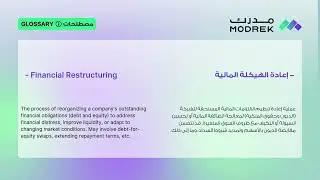 Meaning of Financial Restructuring | معنى إعادة الهيكلة المالية 🔄