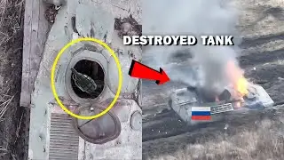 Russian APC falls victim to Ukrainian attack drone